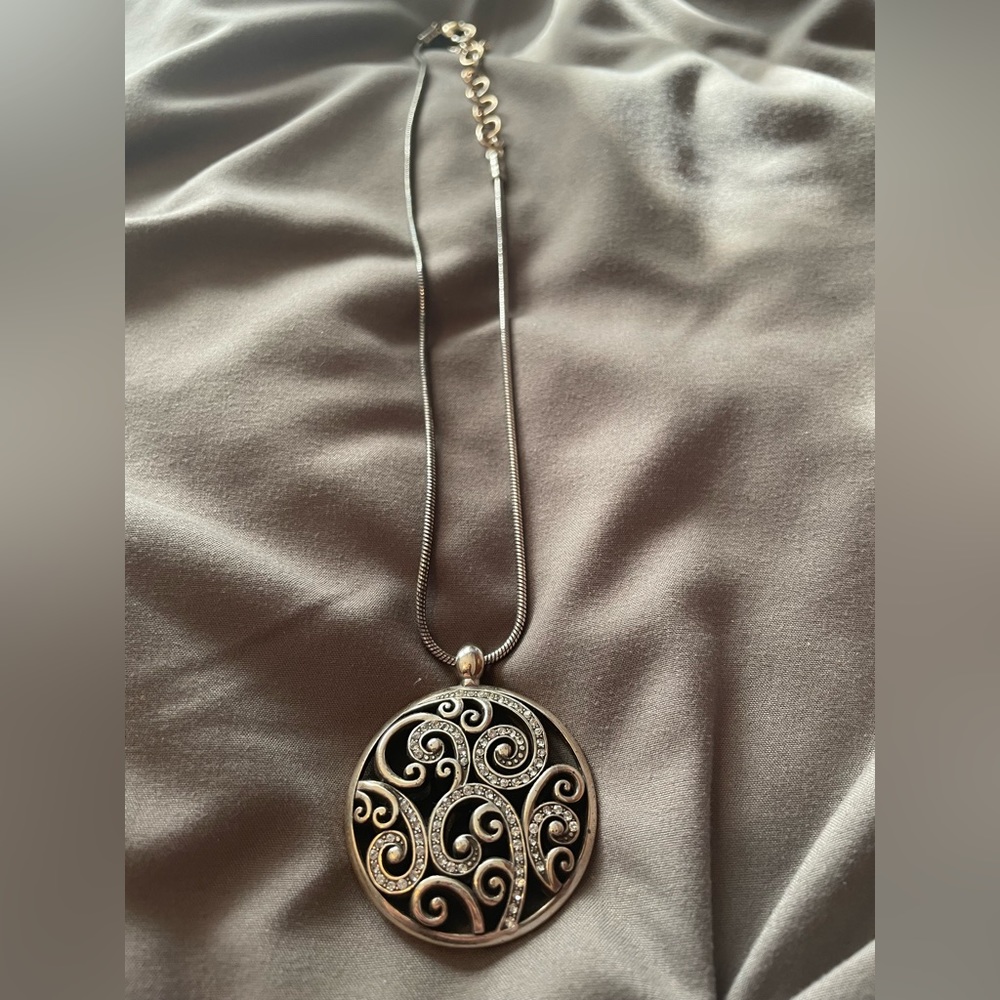 Brighton silver contempo necklace.